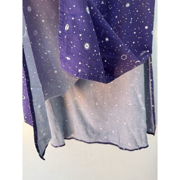 Marine Layer Ryan Midi Slip Skirt Purple Celestial Print Women’s Size 2 - Picture 4 of 6